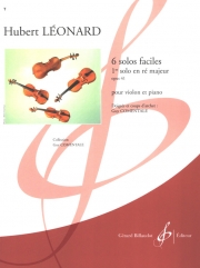 ソロ・No.1・ニ長調（ユベール・レオナール）（ヴァイオリン+ピアノ）【6 Solos Faciles Opus 41 - 1Er Solo En Ré Majeur】