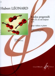 ソロ・D・ト長調（ユベール・レオナール）（ヴァイオリン+ピアノ）【6 Solos Progressifs Opus 62 - Solo D En Sol Majeur】