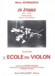 25の練習曲・Vol.2（ヘンリ・シュラディーク）（ヴァイオリン）【25 Etudes Opus 1 - Volume 2】