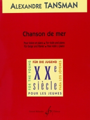 Chanson De Mer（アレクサンドル・タンスマン）（ヴァイオリン+ピアノ）