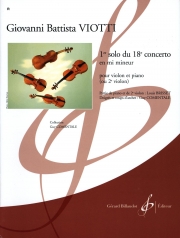 協奏曲・ホ短調（ジョヴァンニ・バッティスタ・ヴィオッティ）（ヴァイオリン+ピアノ）【1Er Solo Du 18E Concerto En Mi Mineur】