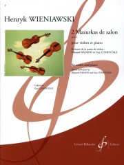 2つのサロン風マズルカ・Op.12（ヘンリク・ヴィエニャフスキ）（ヴァイオリン+ピアノ）【2 Mazurkas De Salon - Opus 12】