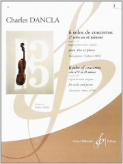 演奏会用ソロ・ニ短調・Op.141・No.2（シャルル・ダンクラ）（ヴィオラ+ピアノ）【6 Solos De Concertos - 2E Solo En Ré Mineur Opus 141 N° 2】