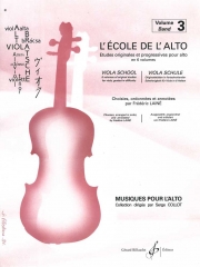 ヴィオラの学校・Vol.3（フレデリック・レイン）（ヴィオラ）【L’ecole De L’alto - Volume 3】