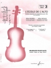 ヴィオラの学校・Vol.3（フレデリック・レイン）（ヴィオラ）【L’ecole De L’alto - Volume 3】