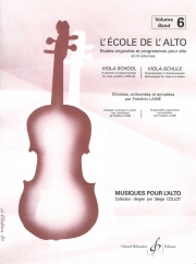 ヴィオラの学校・Vol.6（フレデリック・レイン）（ヴィオラ）【L’ecole De L’alto - Volume 6】