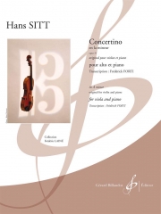 小協奏曲・イ短調・Op.31（ハンス・ジット）（ヴィオラ+ピアノ）【Concertino En La Mineur - Opus 31】