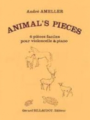 動物の小品（アンドレ・アメレール）（チェロ+ピアノ）【Animal’s Pieces】