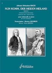 いざ来ませ、異邦人の救い主よ（バッハ）（チェロ+ピアノ）【Nun Komm, Der Heiden Heiland - Bwv 659】