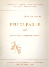 Feu De Paille（テオドール・デュボワ） (ヴァイオリン+アルトサックス）