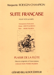 フランス組曲（マルゲリーテ・レスゲン＝シャンピオン） (フルート+ハープ）【Suite Francaise】