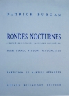 ロンド・ノクターン（パトリック・ブルガン） (弦楽二重奏+ピアノ）【Rondes Nocturnes】