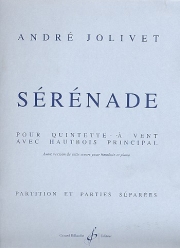 セレナーデ（アンドレ・ジョリヴェ） (木管五重奏）【Serenade】