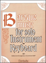 バロック音楽集・Vol.1（オーボエ+ピアノ）【Baroque Music for Solo Instrument & Keyboard Set, I】
