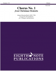 コーラス・No.1「クリスマス・オラトリオ」より (バッハ)（トランペット三重奏+ピアノ）【Chorus No. 1 from Christmas Oratorio】