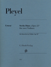 6つのデュエット・Op.23 （イグナツ・ヨゼフ・プレイエル）（ヴァイオリン二重奏）【Six Duets, Op. 23】