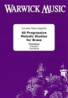40の発展的な練習曲（コラード・マリア・サリエッティ）（トロンボーン）【40 Progressive Studies】