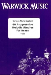 40の発展的な練習曲（コラード・マリア・サリエッティ）（テューバ）【40 Progressive Studies】