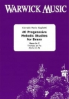 40の発展的な練習曲（コラード・マリア・サリエッティ）（ホルン）【40 Progressive Studies】