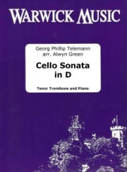 チェロ・ソナタ・ニ長調 （テレマン）（トロンボーン+ピアノ）【Cello Sonata in D】