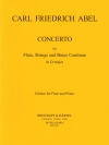 フルート協奏曲・ニ長調（カール・フリードリヒ・アーベル）（フルート+ピアノ）【Flute Concerto D Major】