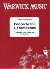 3本のトロンボーンのための協奏曲（デリック・ブルジョワ）（トロンボーン三重奏+ピアノ）【Concerto for 3 Trombones】
