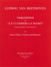 ドン・ジョヴァンニの「お手をどうぞ」の主題による変奏曲（ベートーヴェン） (木管三重奏）【Variations on 'La ci Darem'】