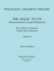 魔笛・Vol.2（モーツァルト） (木管八重奏）【Magic Flute Harmoniemusik Volume II】