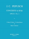 協奏曲・Op.8/3（ヨハン・クリフトフ・ペープシュ） (木管四重奏+ピアノ）【Concerto op. 8/3】