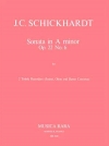 ソナタ・イ短調・Op.22・No.6（ヨハン・クリスティアン・シックハルト） (木管三重奏+ピアノ）【Sonata in A op. 22/6】