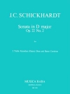 ソナタ・ニ長調・Op.22・No.2（ヨハン・クリスティアン・シックハルト） (木管三重奏+ピアノ）【Sonata in D op. 22/2】