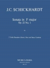 ソナタ・ヘ長調・Op.22・No.1（ヨハン・クリスティアン・シックハルト） (木管三重奏+ピアノ）【Sonata in F op. 22/1】
