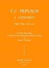 協奏曲・Op.8/5（ヨハン・クリフトフ・ペープシュ） (木管四重奏+ピアノ）【Concerto op. 8/5】