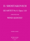 弦楽四重奏曲・No.8・Op.110（ドミートリイ・ショスタコーヴィチ） (木管五重奏）【String Quartet No. 8 op. 110】