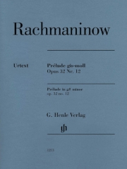 前奏曲・嬰ト短調・Op.32・No.12（セルゲイ・ラフマニノフ）【Prélude in G-Sharp Minor, Op. 32 No. 12】