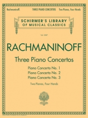 3つのピアノ協奏曲（セルゲイ・ラフマニノフ）（ピアノ二重奏）【Three Piano Concertos: Nos. 1, 2, and 3】