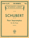 4つの即興曲・Op.142（フランツ・シューベルト）（ピアノ）【4 Impromptus, Op. 142】