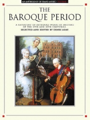 バロック時代のピアノ曲集（ピアノ）【An Anthology of Piano Music Volume 1: The Baroque Period】