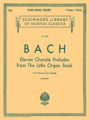 11のコラール・プレリュード「オルガン小曲集」より（バッハ）（ピアノ二重奏）【Eleven Chorale Preludes From 'Orgelbuchlein'】