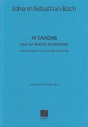 ゴルトベルク変奏曲の低音主題による14のカノン（バッハ）（弦楽六重奏）【14 Canons sur la Basse Goldberg BWV1087】