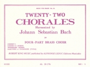22のコラール（バッハ）（金管四重奏）【22 Chorals】