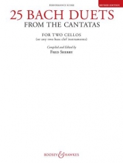 25のデュエット「カンタータ」より（バッハ）(チェロ二重奏)【25 Bach Duets from the Cantatas】