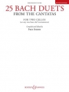 25のデュエット「カンタータ」より（バッハ）(チェロ二重奏)【25 Bach Duets from the Cantatas】