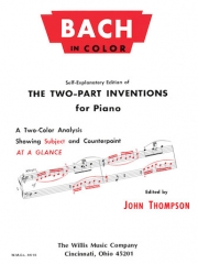 2声のインヴェンション（バッハ） (ピアノ）【The Two-Part Inventions for Piano】