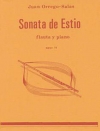 夏のソナタ・Op.71（ホアン・オレゴ・サーラス）（フルート+ピアノ）【Sonata de Estio, op. 71】