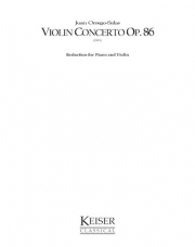 ヴァイオリン協奏曲・Op.86（ホアン・オレゴ・サーラス）（ヴァイオリン+ピアノ）【Violin Concerto, Op. 86】