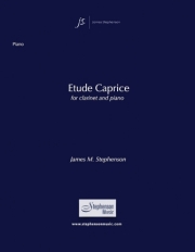 エチュード・カプリス（ジェイムズ・スティーヴンソン）（クラリネット+ピアノ）【Etude Caprice】