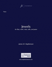 宝石（ジェイムズ・スティーヴンソン） (ミックス四重奏+ピアノ）【Jewels】