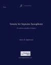 ソナタ（ジェイムズ・スティーヴンソン）（ソプラノサックス+ピアノ）【Sonata for Soprano Saxophone】