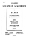 22のコラール・プレリュード・Vol.7（バッハ） (リコーダー五重奏)【22 Choral Preludes Volume 7】
